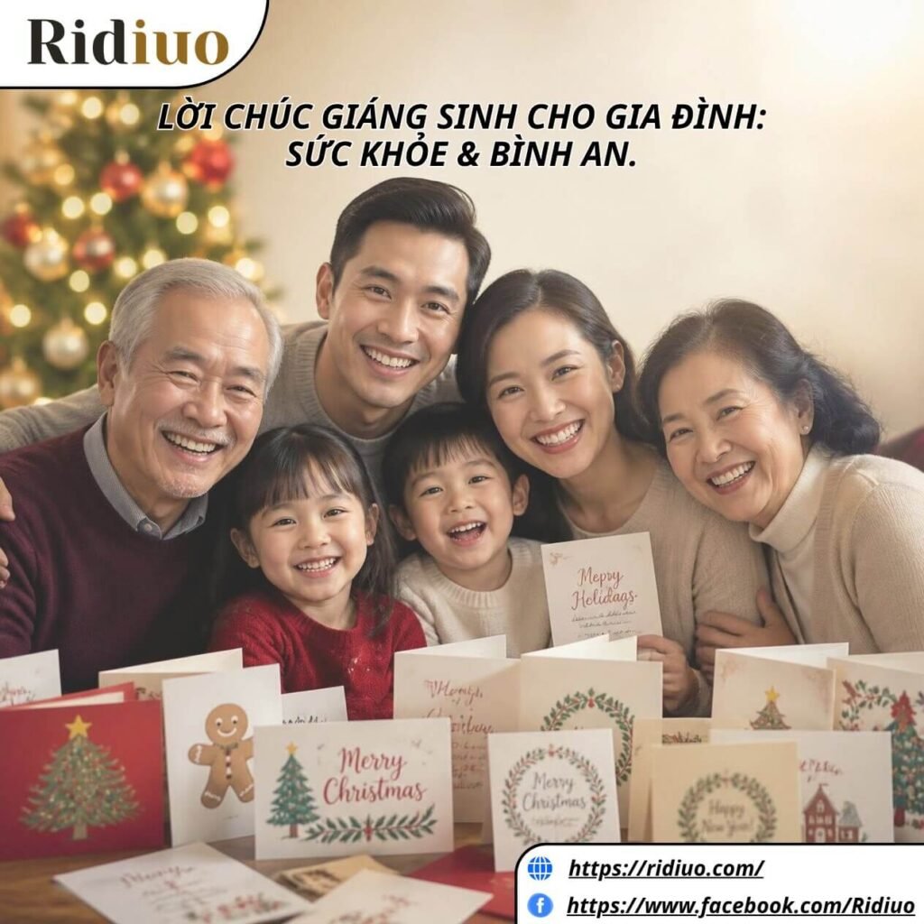 Lời chúc Giáng sinh cho gia đình: Sức khỏe & Bình an