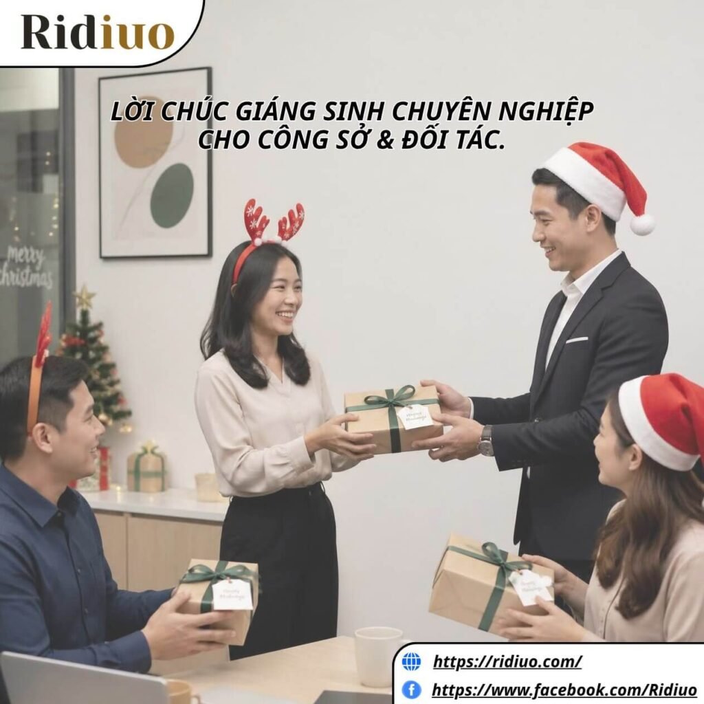 Lời chúc Giáng sinh chuyên nghiệp cho công sở & đối tác