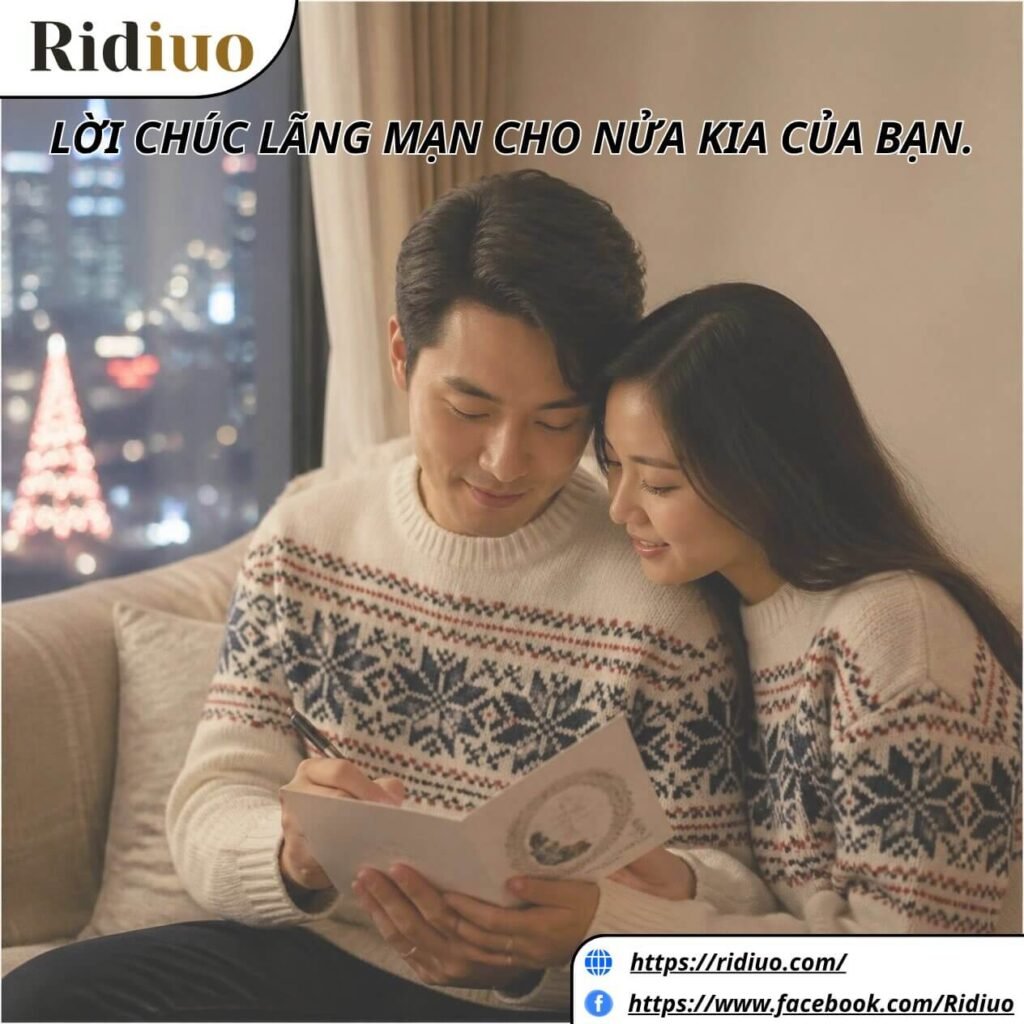 Lời chúc Giáng sinh lãng mạn cho nửa kia của bạn