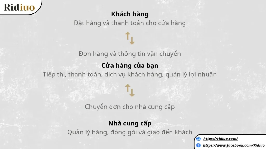 Quy trình hoạt động dropshipping chi tiết từ A–Z